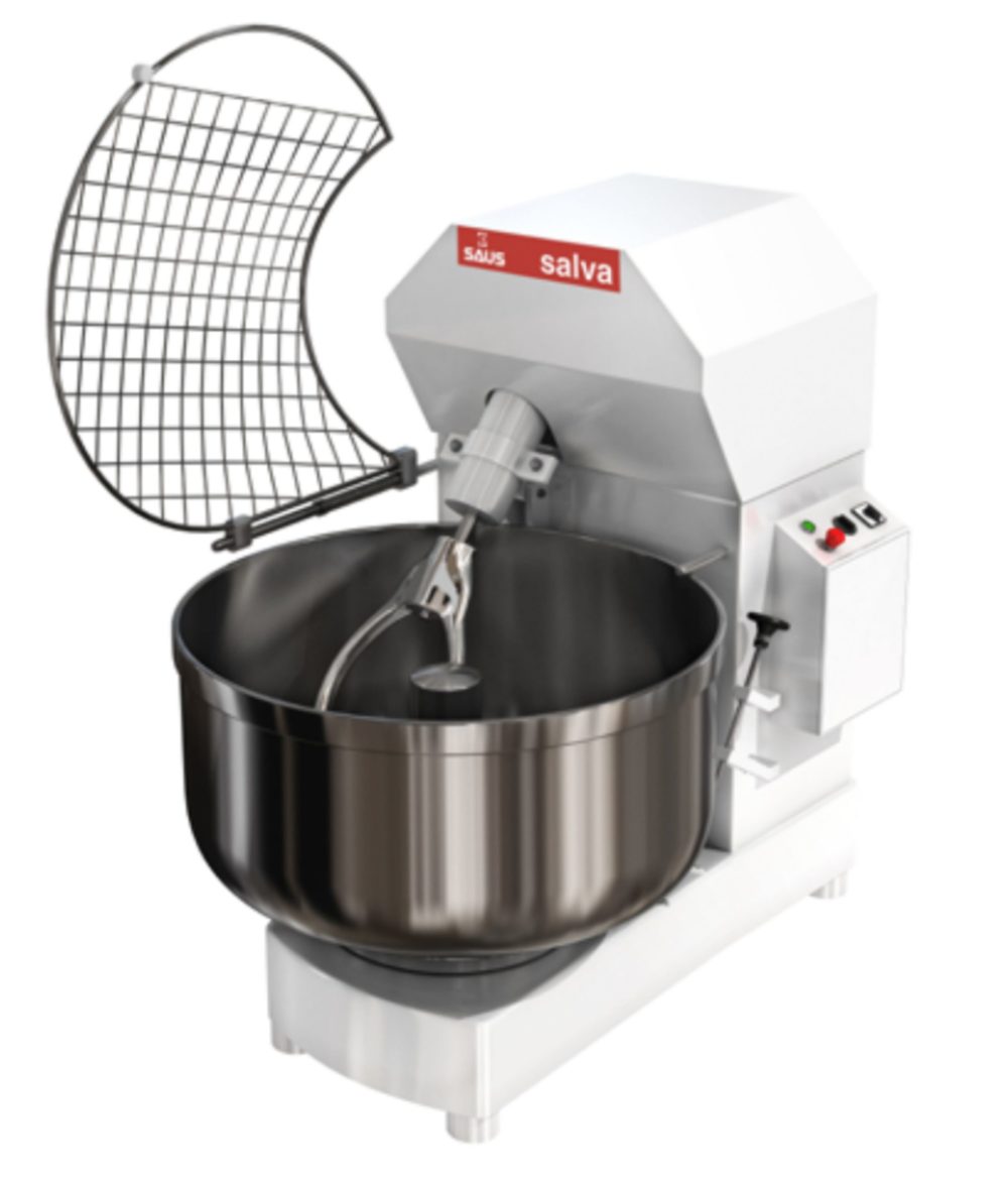 Kneader with fixed bowl