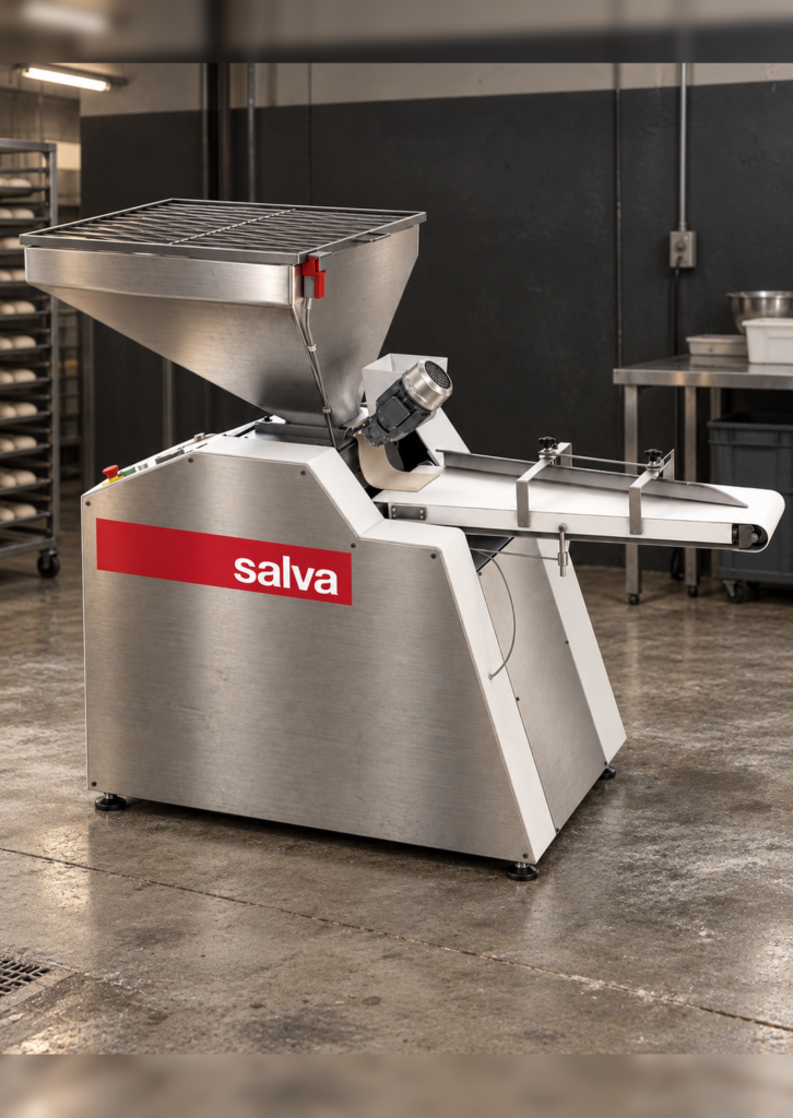 Μηχανήματα Ζυγοκοπτικά – Διαιρέτες Ζύμης 05 stainless dough divider 726x1024